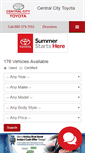 Mobile Screenshot of centralcitytoyota.com